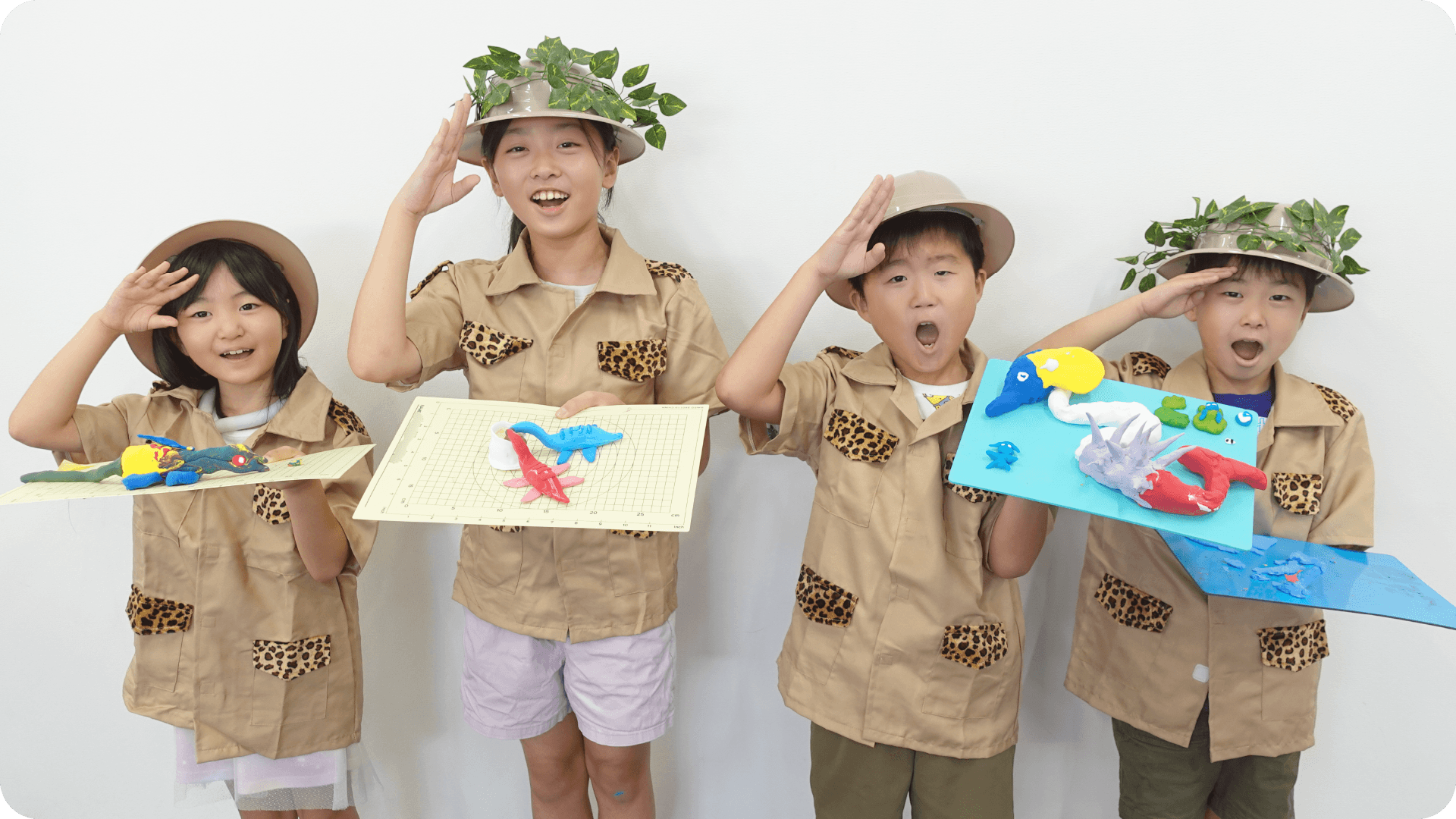 探検隊の発表シーン